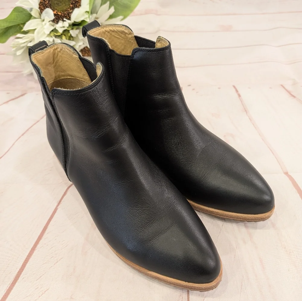 🎉 SALE 🎉 NIB Nisolo Classic Chelsea Black Leather Ankle Boots